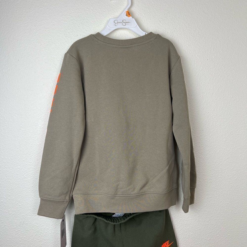 Nike Kids Fleece Crew Sweatshirt (Little Kids) - Picture 10 of 12